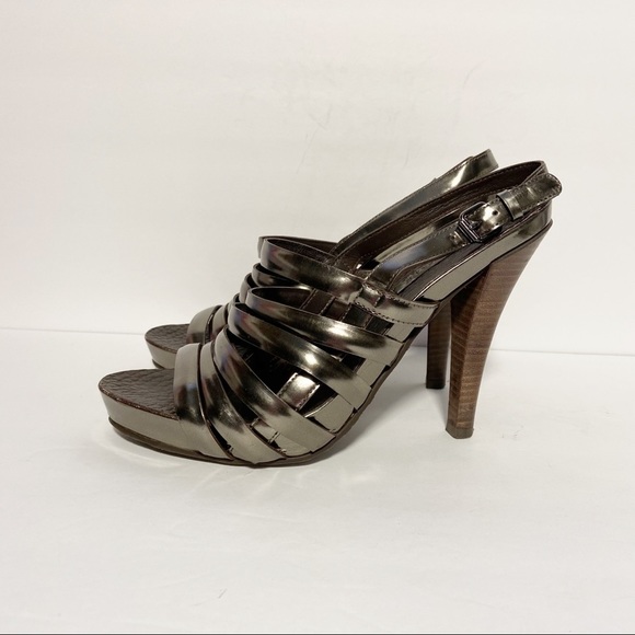 BCBGMaxazria Strappy‎ Heels Size 10B - Picture 4 of 12